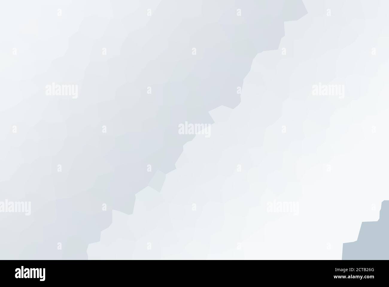 Grey & White Blurred Smooth Low Poly Gradient Crystallize Background Vector Illustration Stock Photo