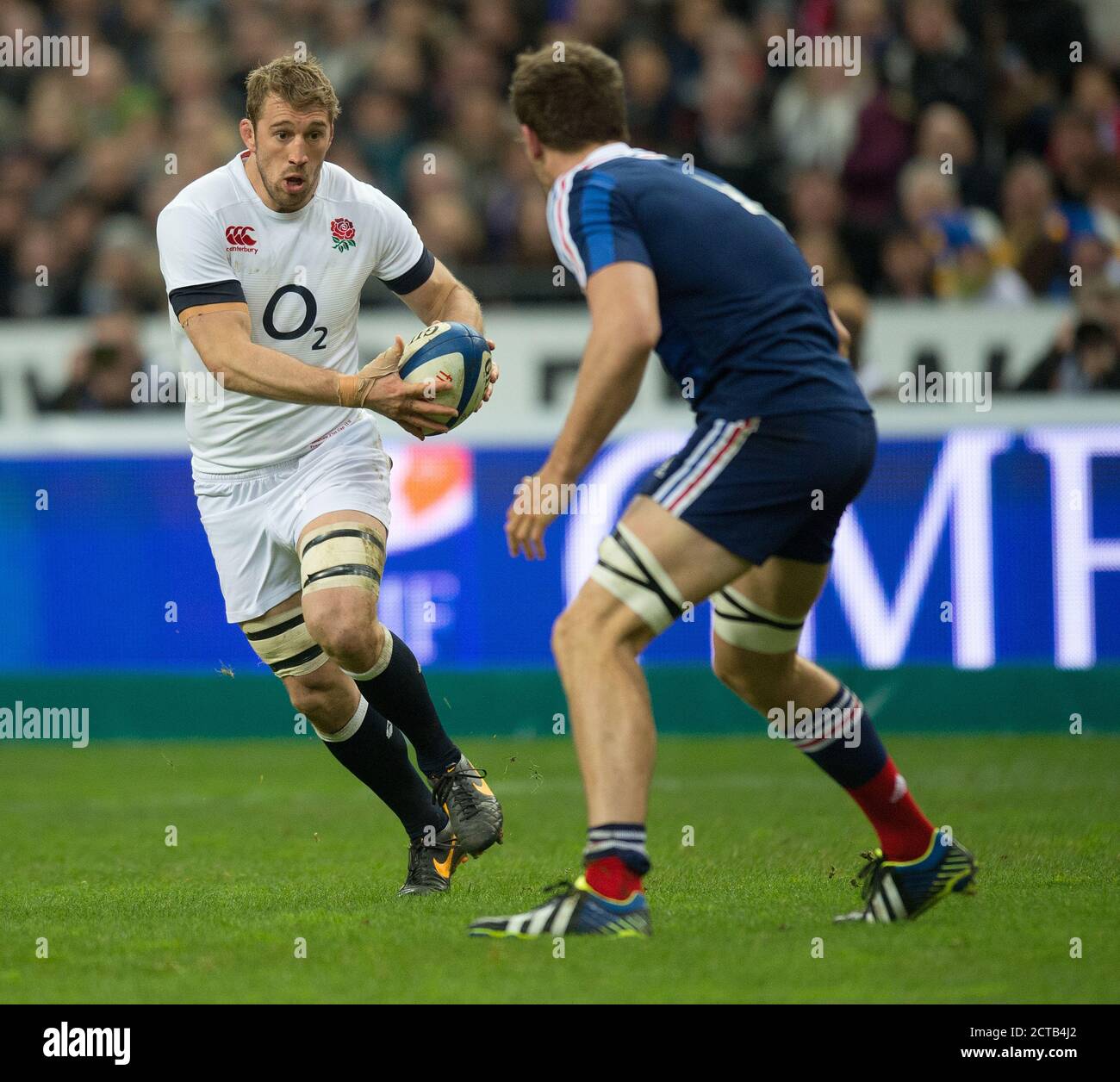 CHRIS ROBSHAW FRANCE v ENGLAND SIX NATIONS  Copyright Picture : Mark Pain  07774 842005.    PHOTO CREDIT : © MARK PAIN / ALAMY STOCK PHOTO Stock Photo