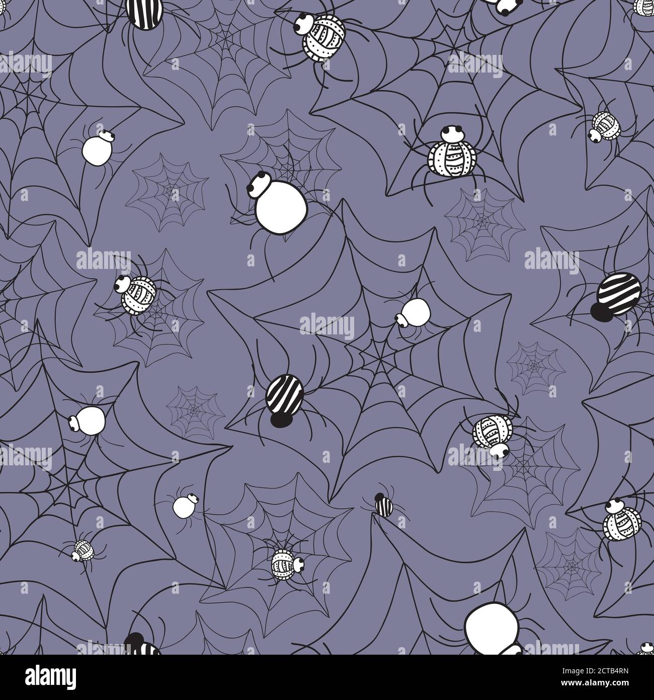 Beautiful spiders webs Stock Vector Images - Alamy