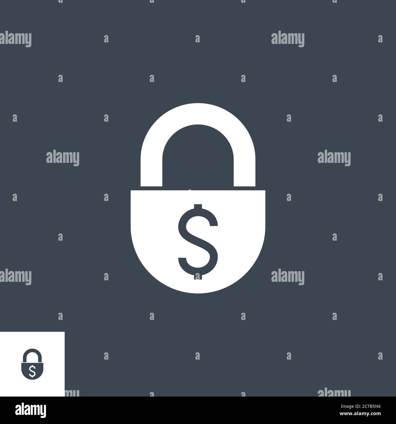 Confidentialy related vector glyph icon. Stock Vector
