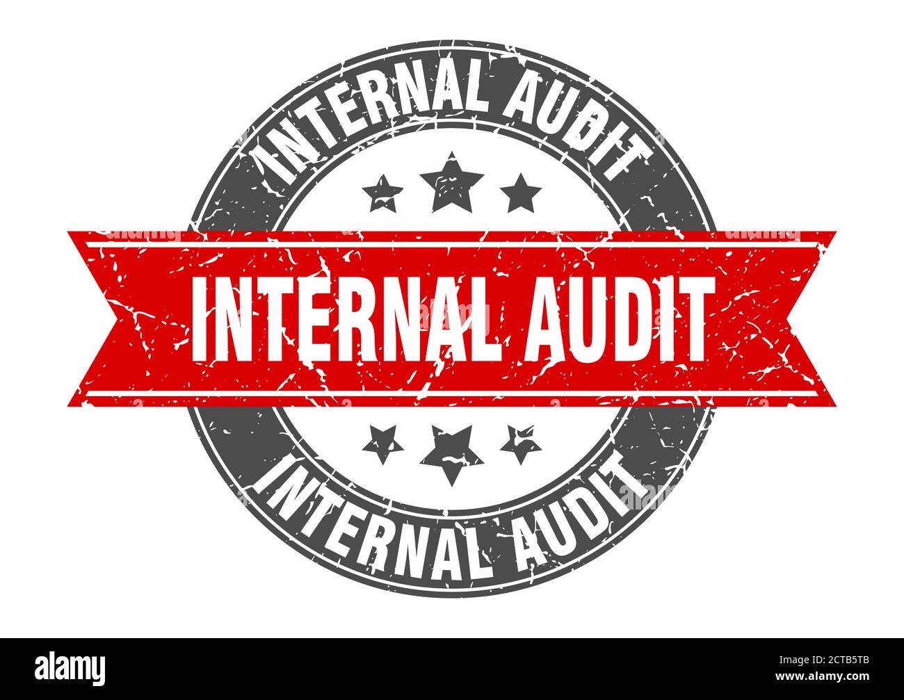 internal audit round stamp with ribbon. sign. label Stock Vector Image & Art Alamy