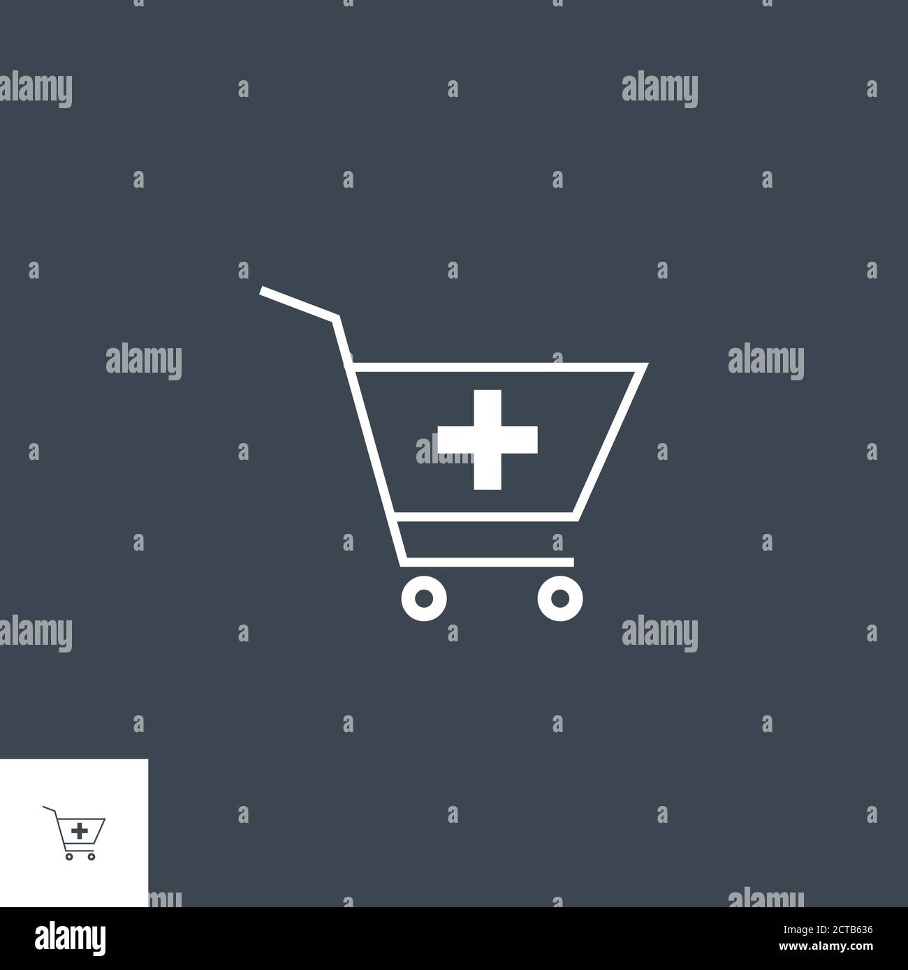 Medication shopping cart icon hi-res stock photography and images - Alamy