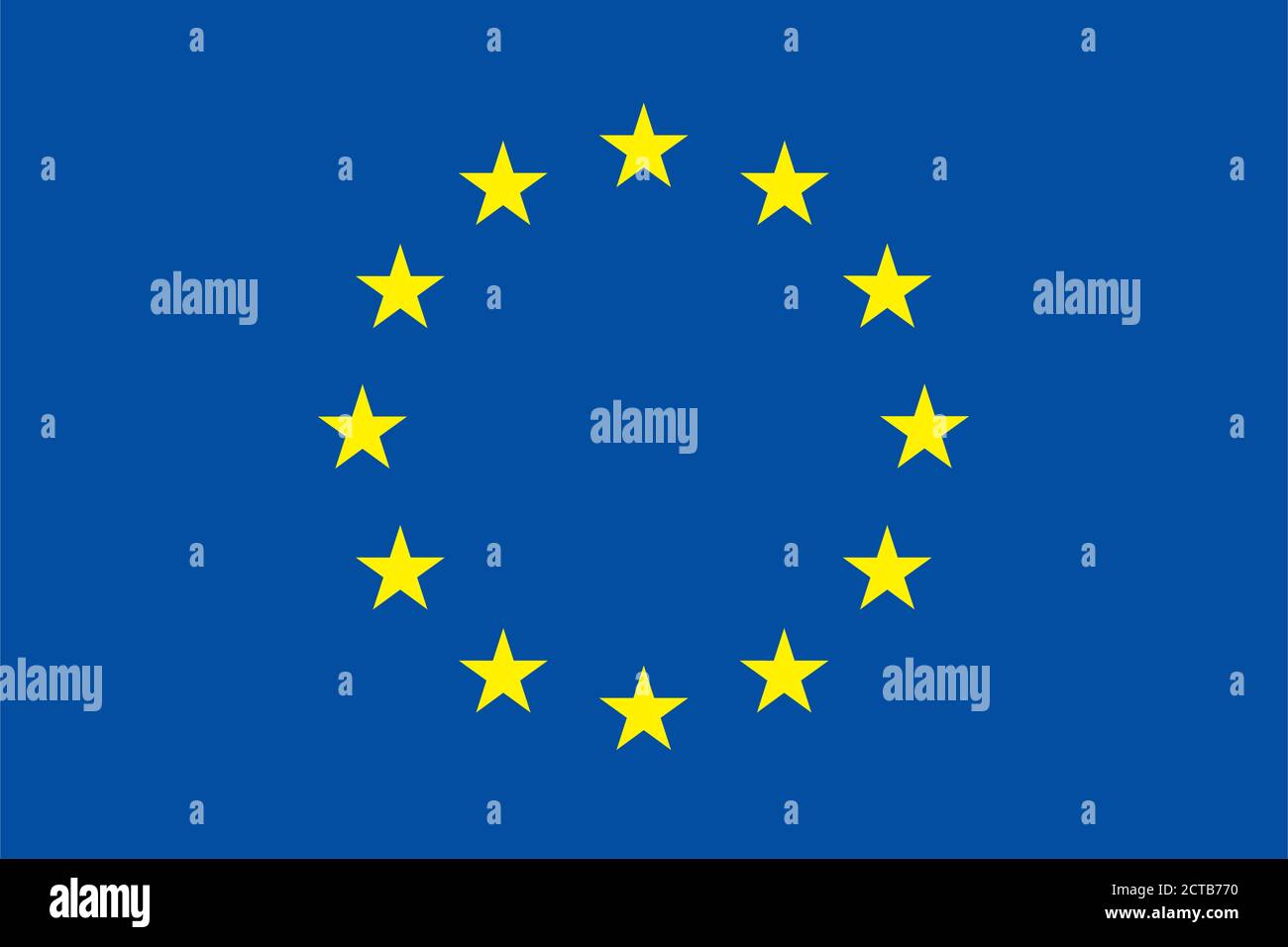 Gdpr eu flag general data protection regulation with star. Stock Vector