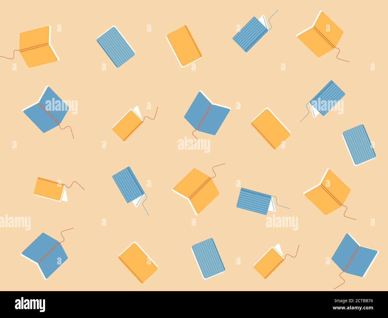 Colorful books wallpaper hi-res stock photography and images - Alamy