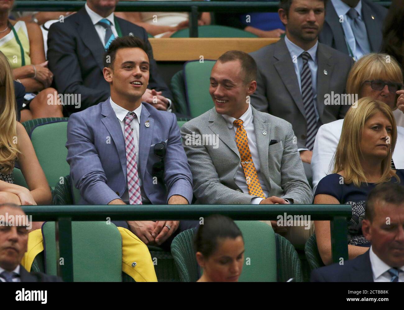Tom Daley And Joe Cant Wimbledon Tennis Championships 2014 Picture Mark Pain Alamy Phot Tom Daley And Joe Cant Wimbledon Tennis Championships 2014 Picture Mark Pain Alamy Phot