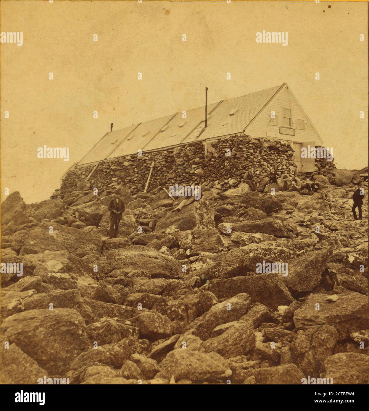 Tip Top House, Mount Washington., Rocks, Houses, New Hampshire