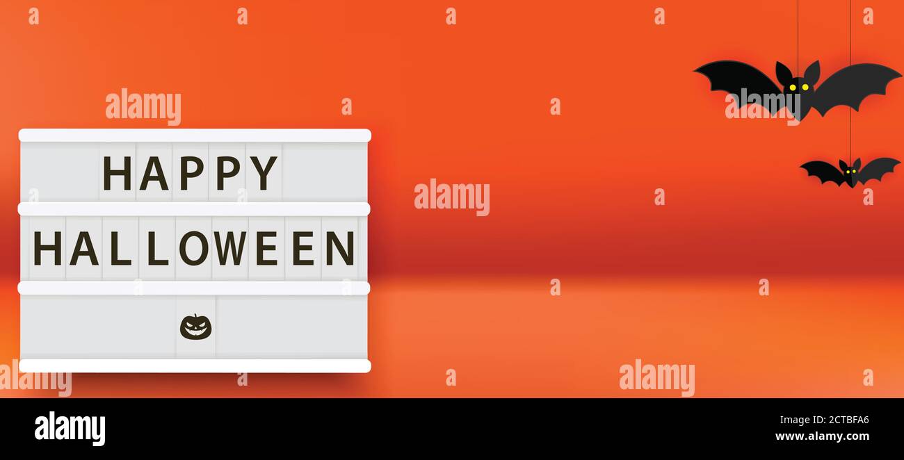 Happy Halloween Bat Poster Banner - Decorative Wall Or Door Hanging - View #6
