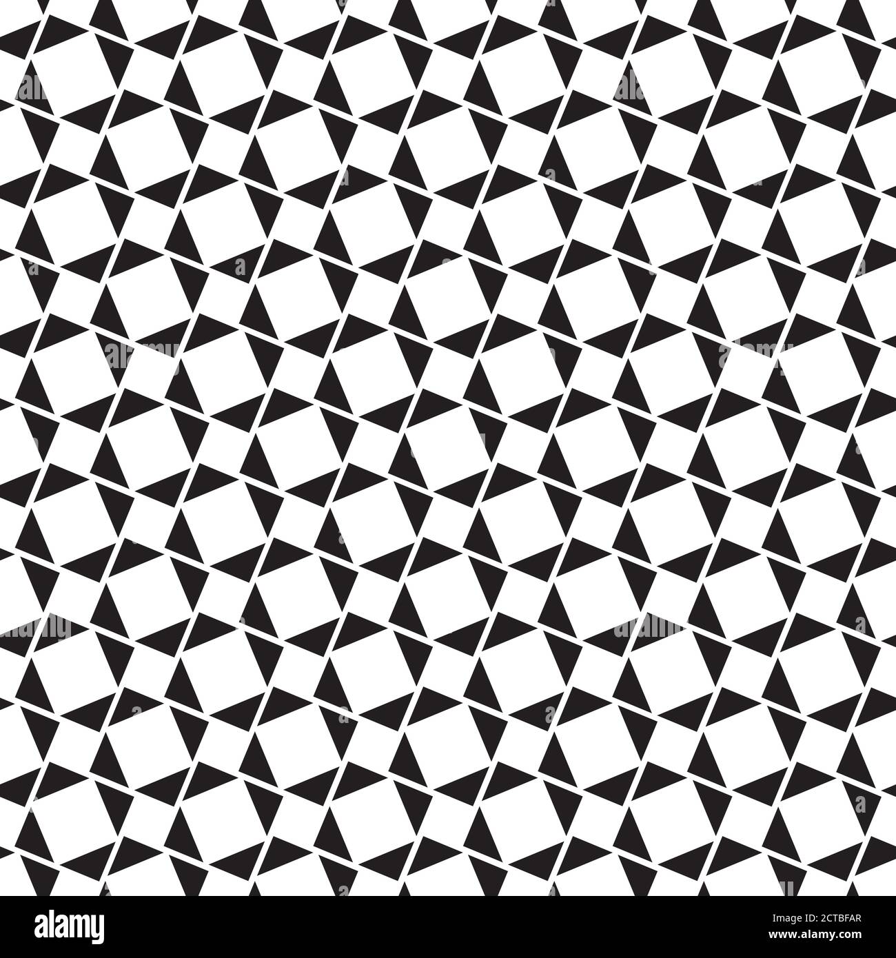 Seamless abstract geometric intersecting triangle pattern Stock Vector