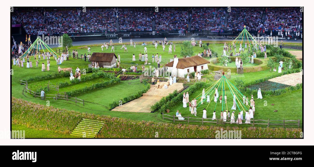 THE OPENING CEREMONY OF THE LONDON 2012 OLYMPICS  OLYMPIC PARK - LONDON 27/7/2012 CREDIT :  © MARK PAIN / ALAMY Stock Photo