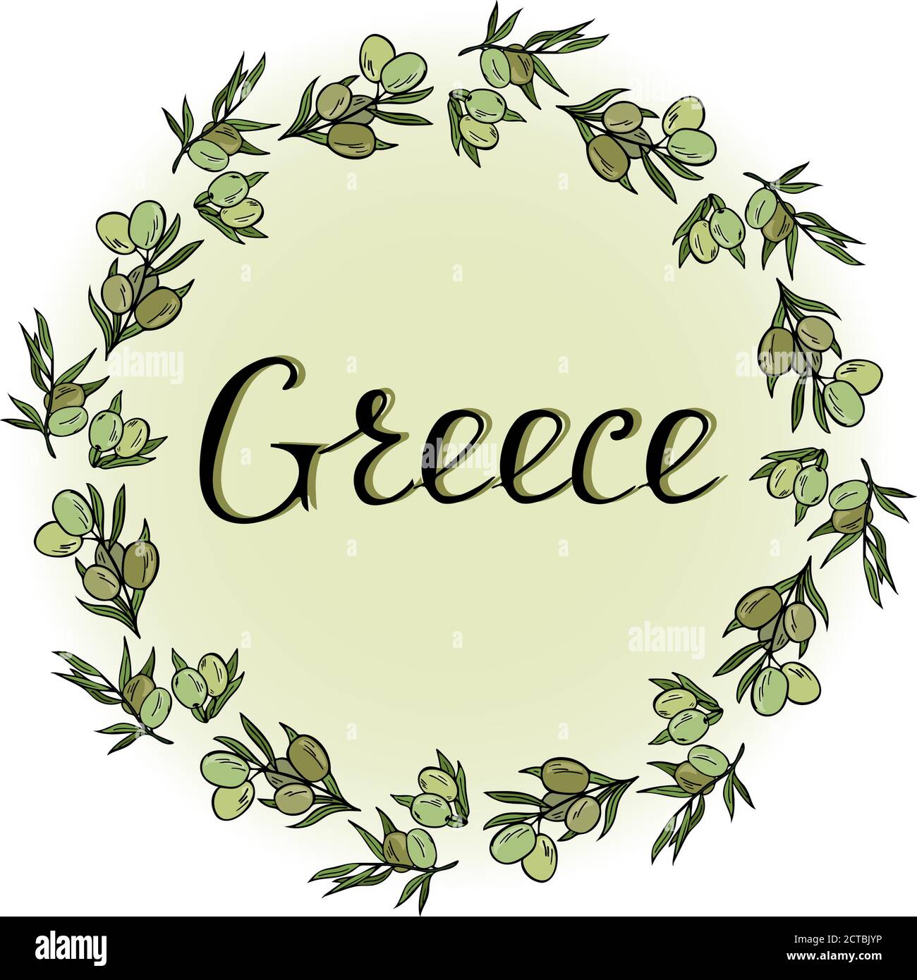 Greek olive wreath hi-res stock photography and images - Alamy