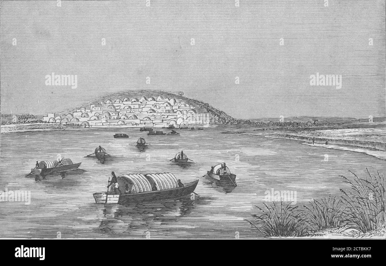 The Niger at Kabara, still image, 1861, Macbrair, R. Maxwell (Robert Maxwell Stock Photo
