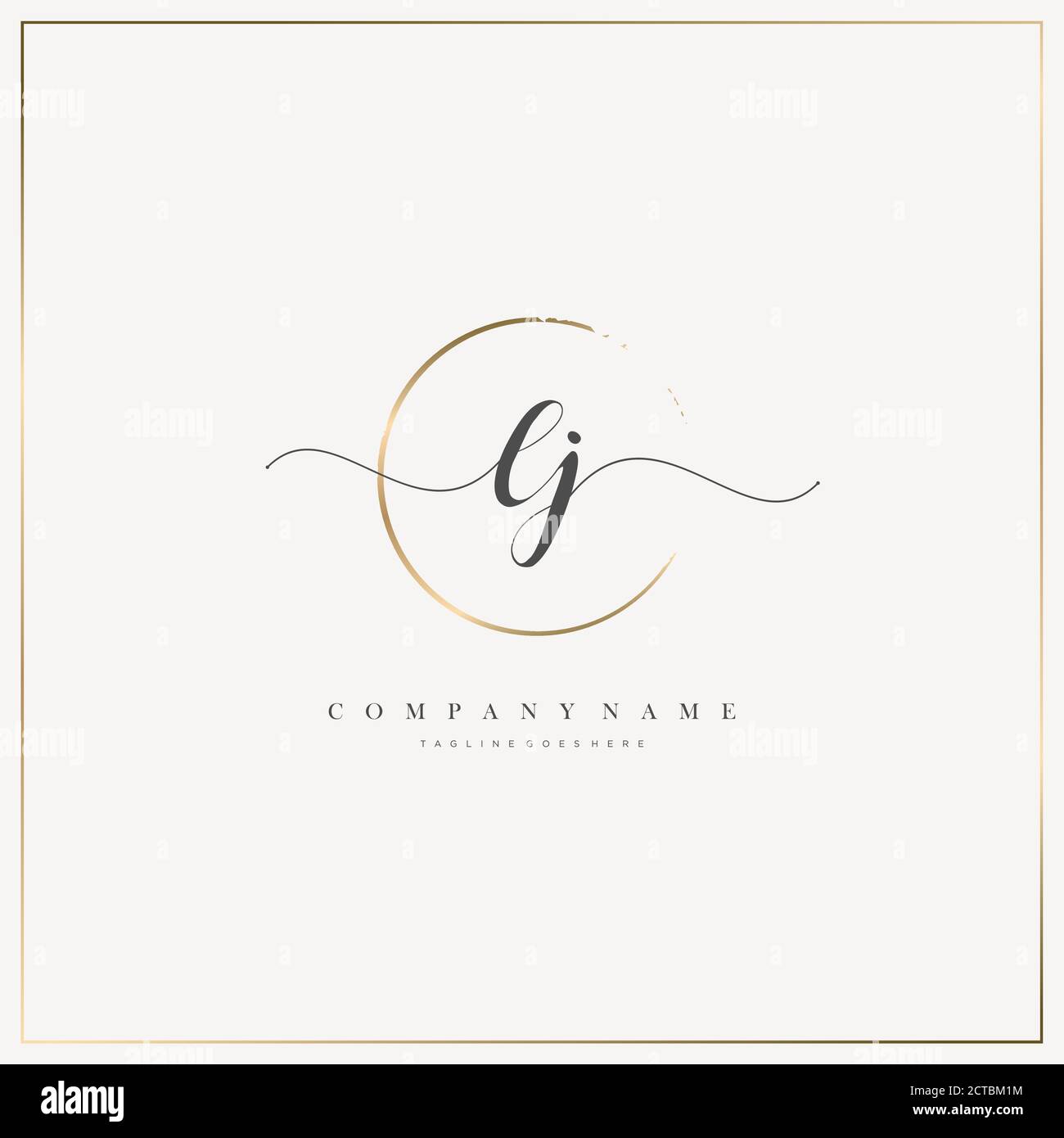 Lj monogram Stock Vector Images - Alamy