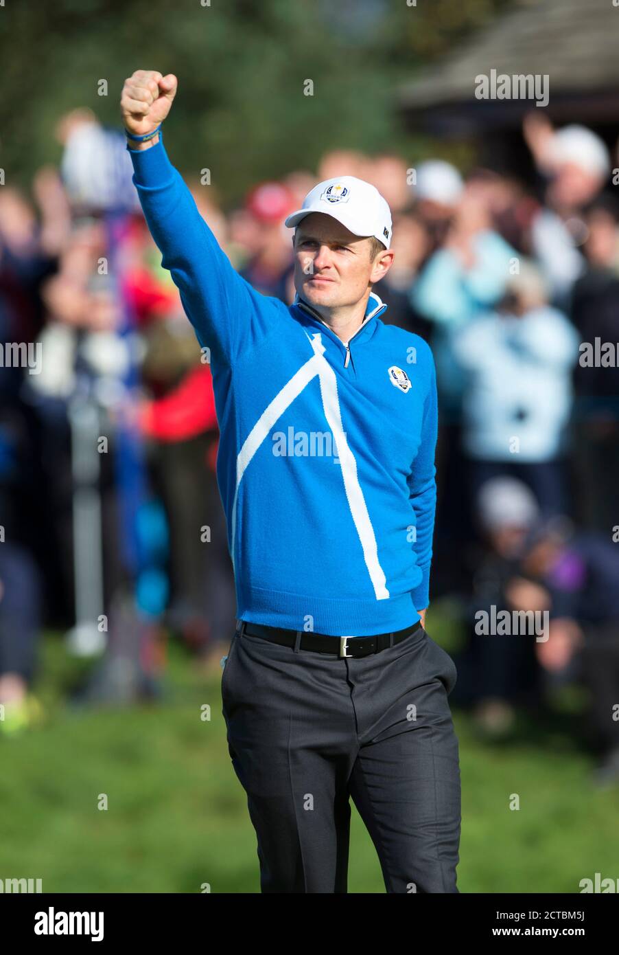 Justin Rose The Ryder Cup 2014 Gleneagles. PICTURE :  MARK PAIN / ALAMY Stock Photo