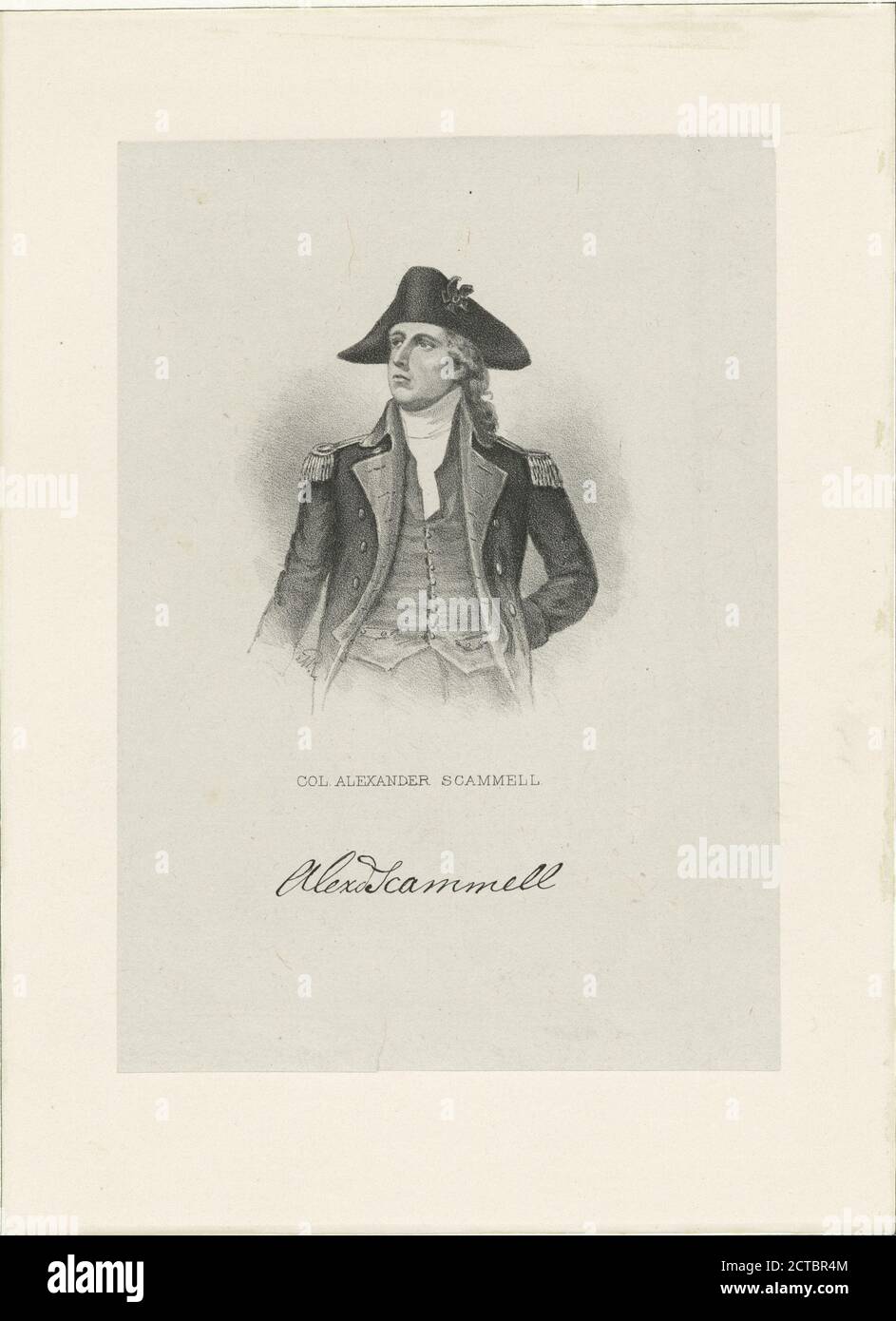 Col. Alexander Scammell, still image, 1775 - 1890 Stock Photo