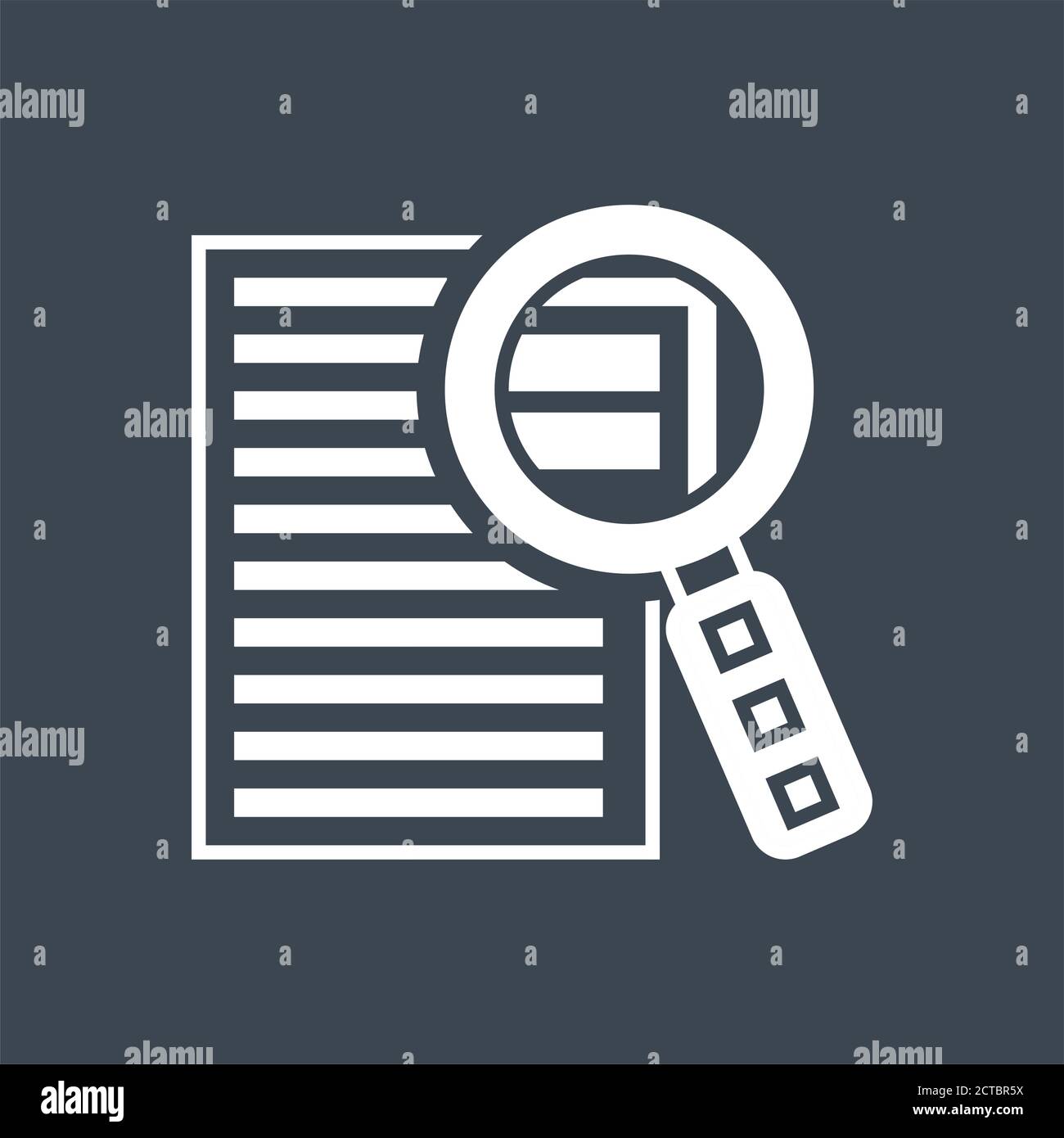 Case Study Vector Glyph Icon Stock Vector