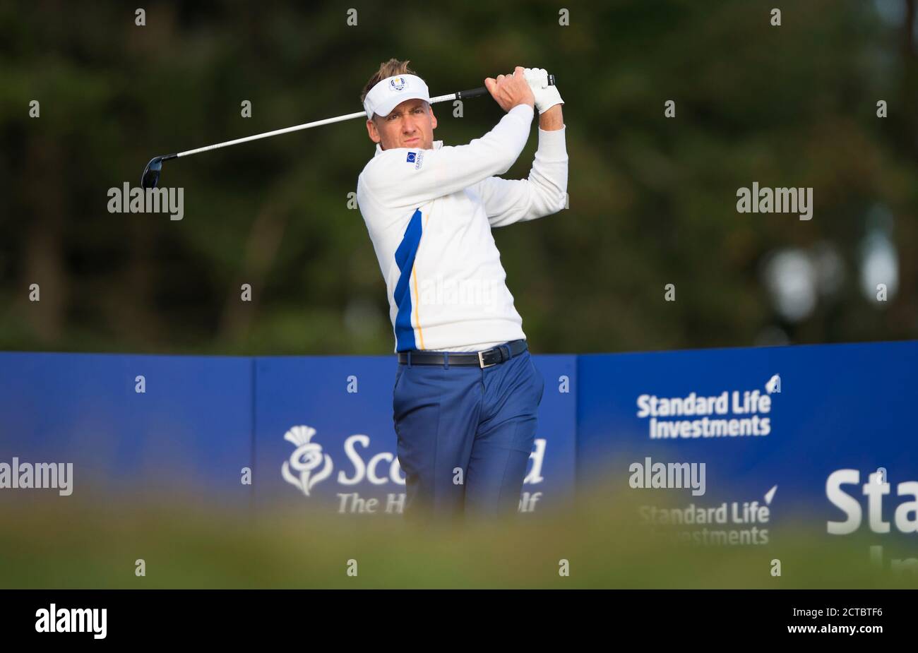 Ian Poulter The Ryder Cup 2014 Gleneagles, Perthshire, Scotland  Picture Credit : © Mark Pain / Alamy Stock Photo
