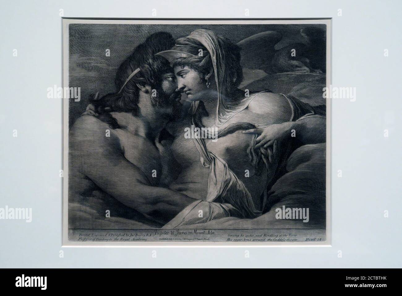 Jupiter and Juno engraving by William Blake Stock Photo Alamy