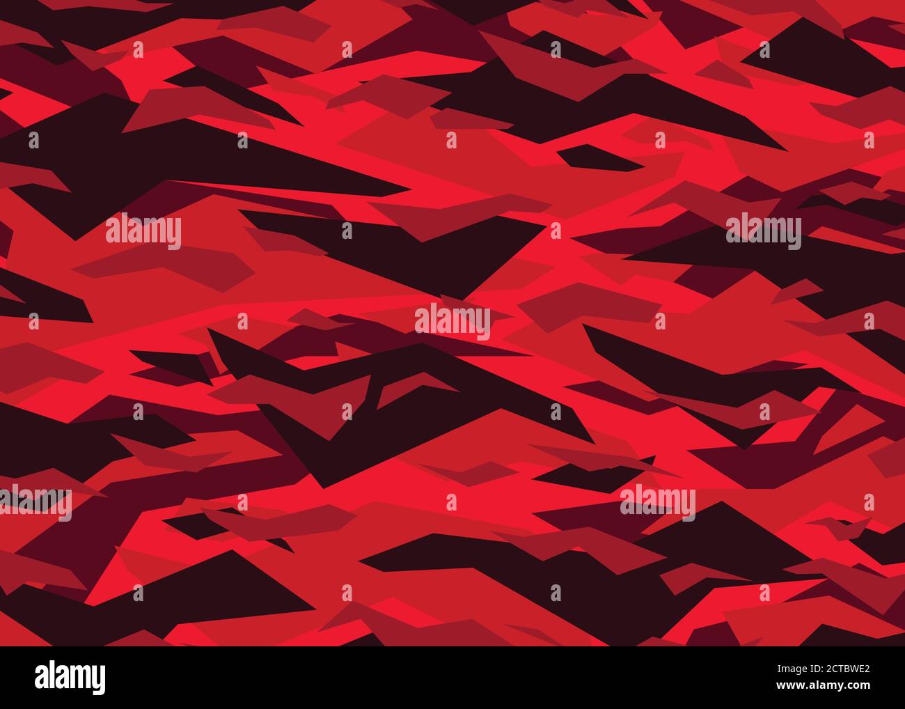 Red modern camouflage pattern. vector background illustration for web, background, surface design. Stock Vector