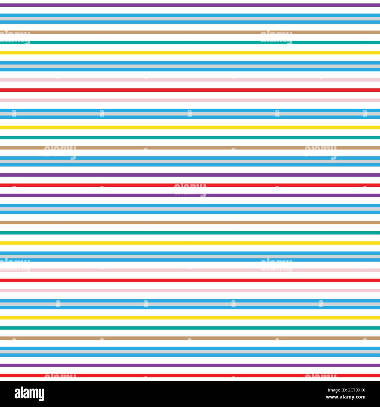 Rainbow Horizontal striped seamless pattern background suitable for ...