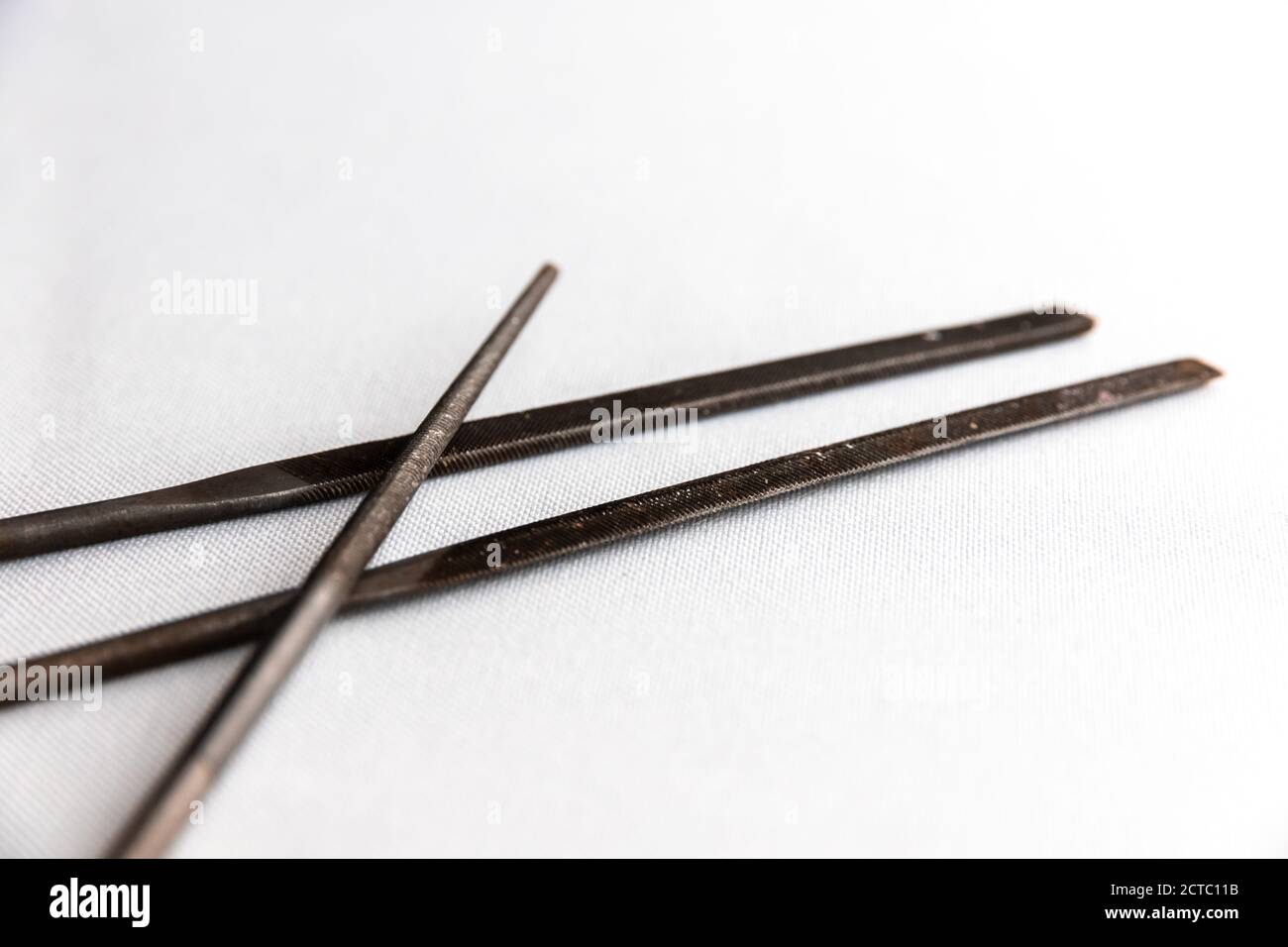Black rasp isolated on a white background Stock Photo