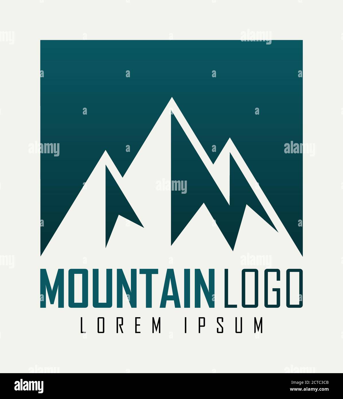 Vector Mountains Emblem logo Stock Vector Image & Art - Alamy