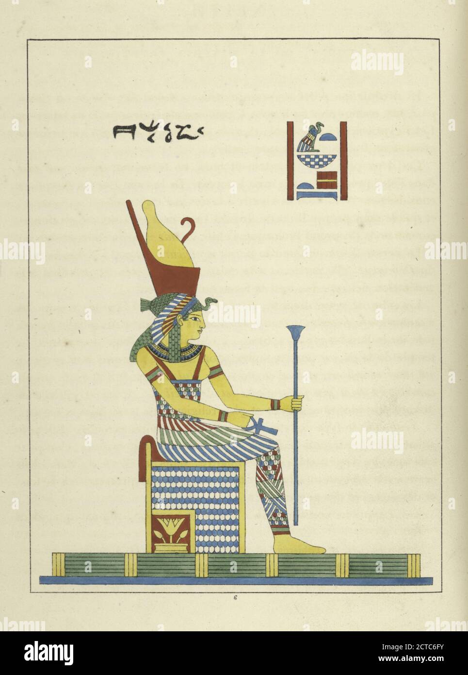 Nèith, (l'Athène, ou la Minerve égyptienne.), still image, Prints, 1823 - 1825, Dubois, L. J. J.  (Leon  Jean  Joseph Stock Photo