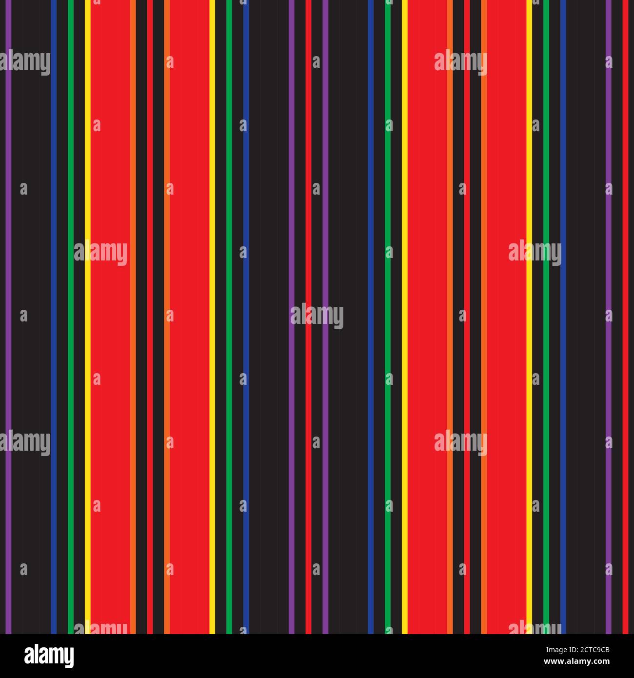 Rainbow Horizontal striped seamless pattern background suitable for ...
