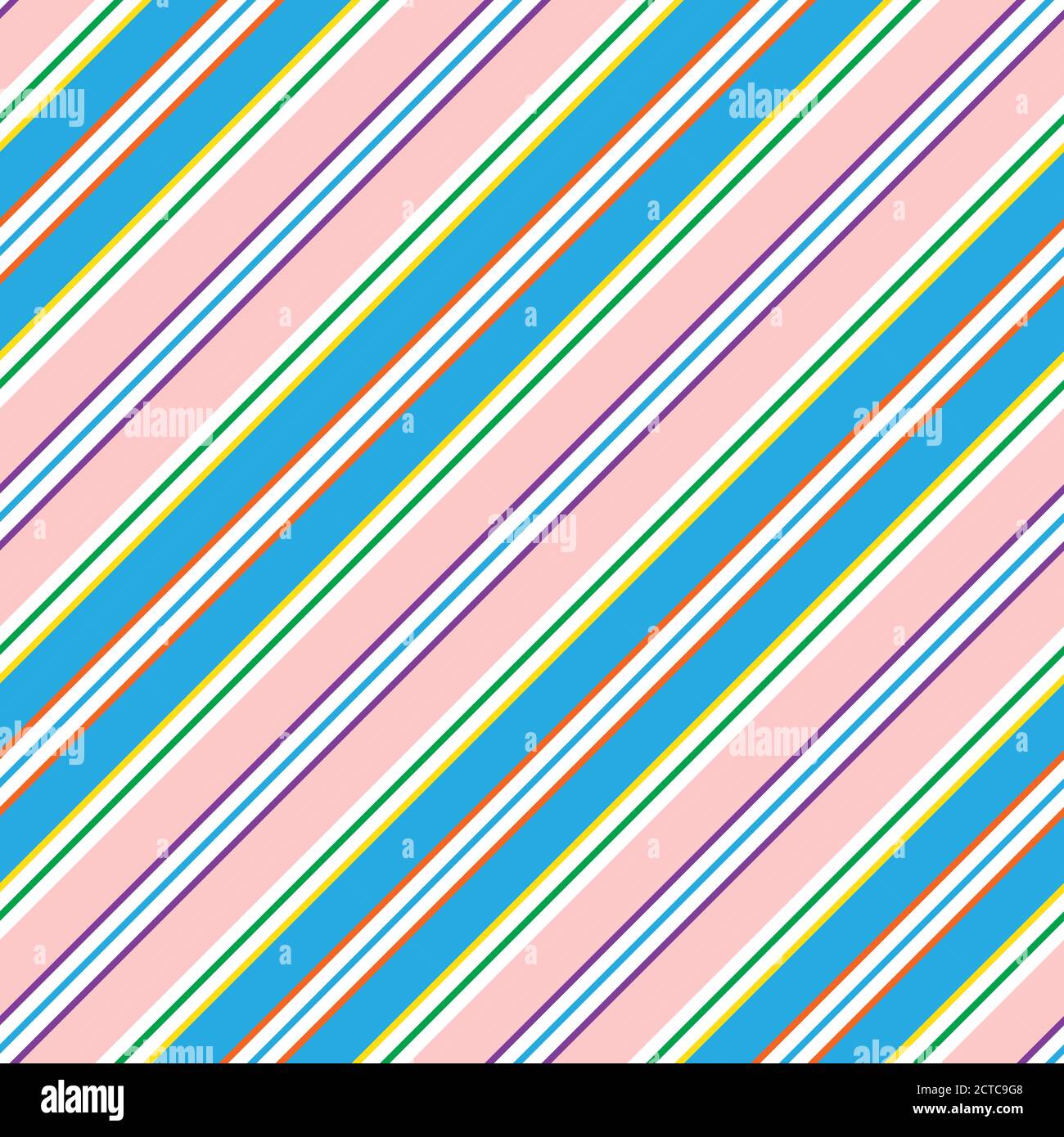 Rainbow Horizontal striped seamless pattern background suitable for ...