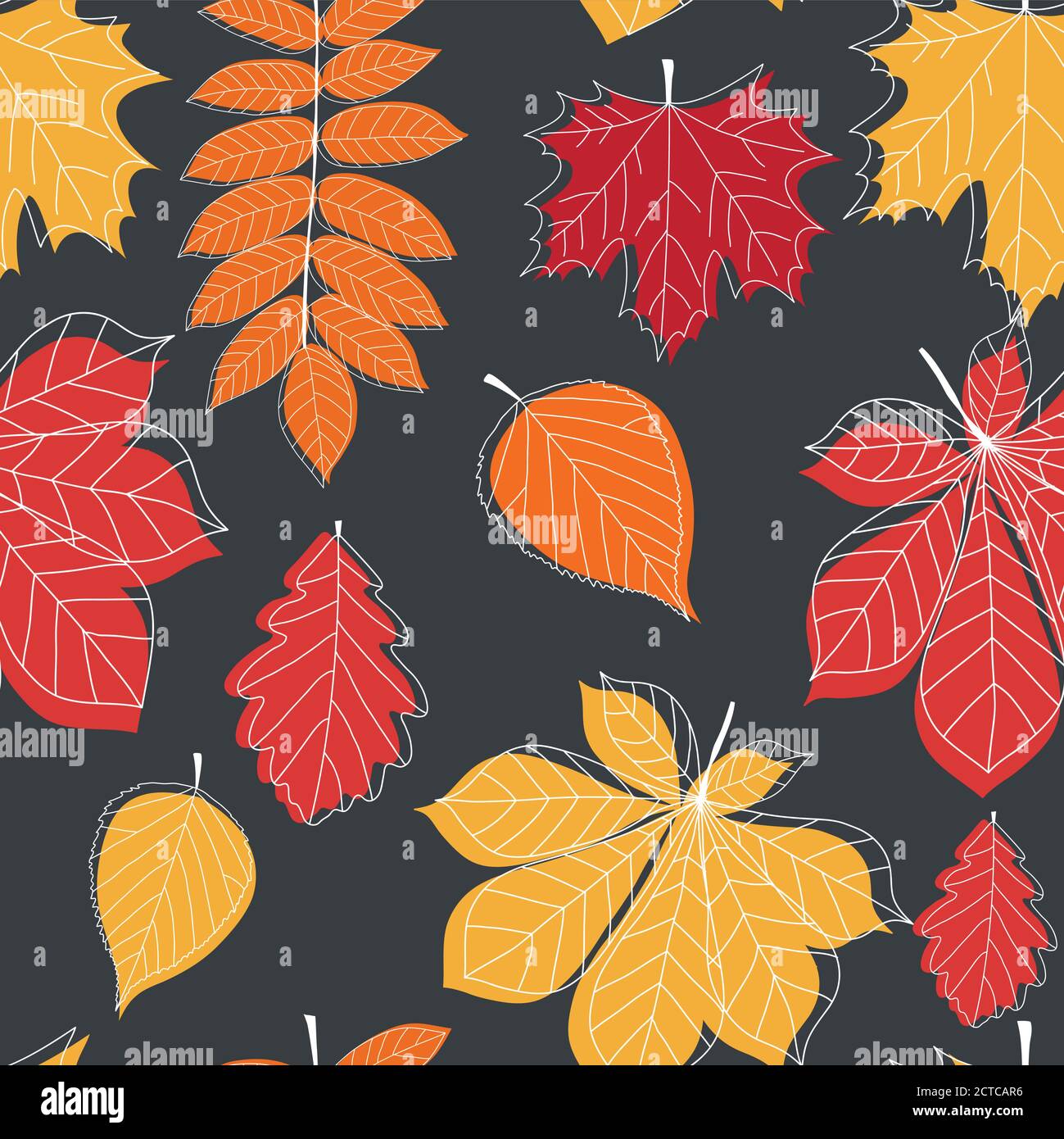 Abstract Vector Illustration Seamless Pattern Background with Falling ...
