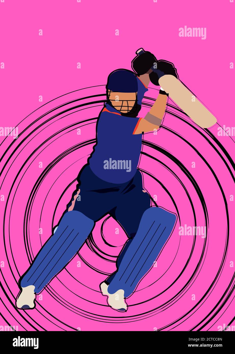 Vector illustration of Cricket Championship banners or posters, design