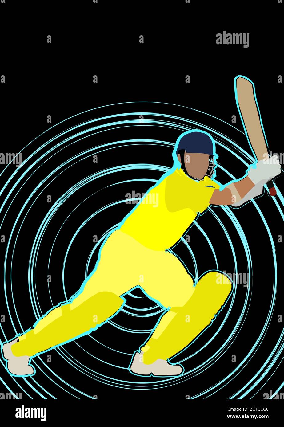 Vector illustration of Cricket Championship banners or posters, design