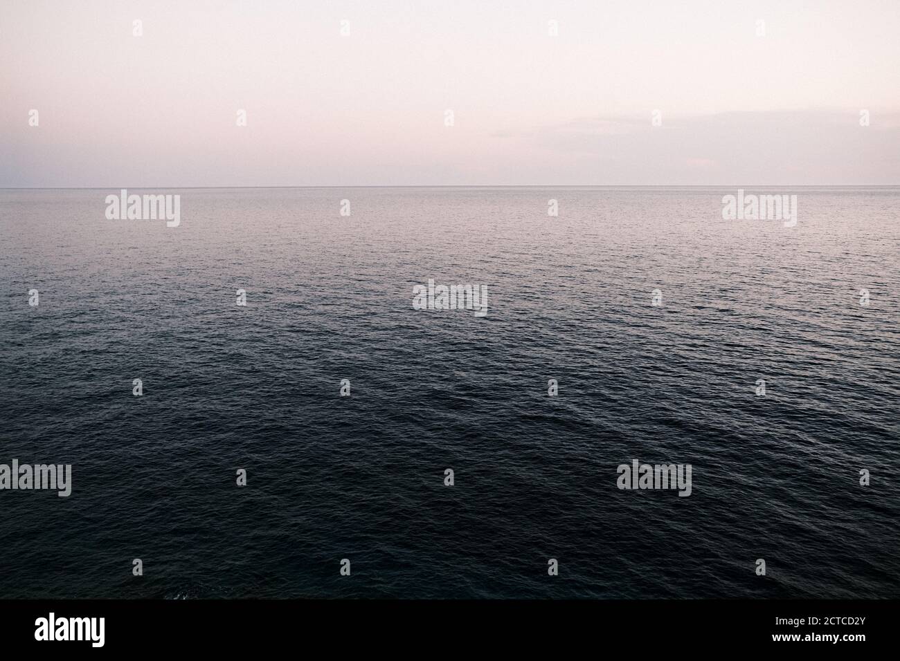 View over open sea, Adriatic sea, Croatia Stock Photo