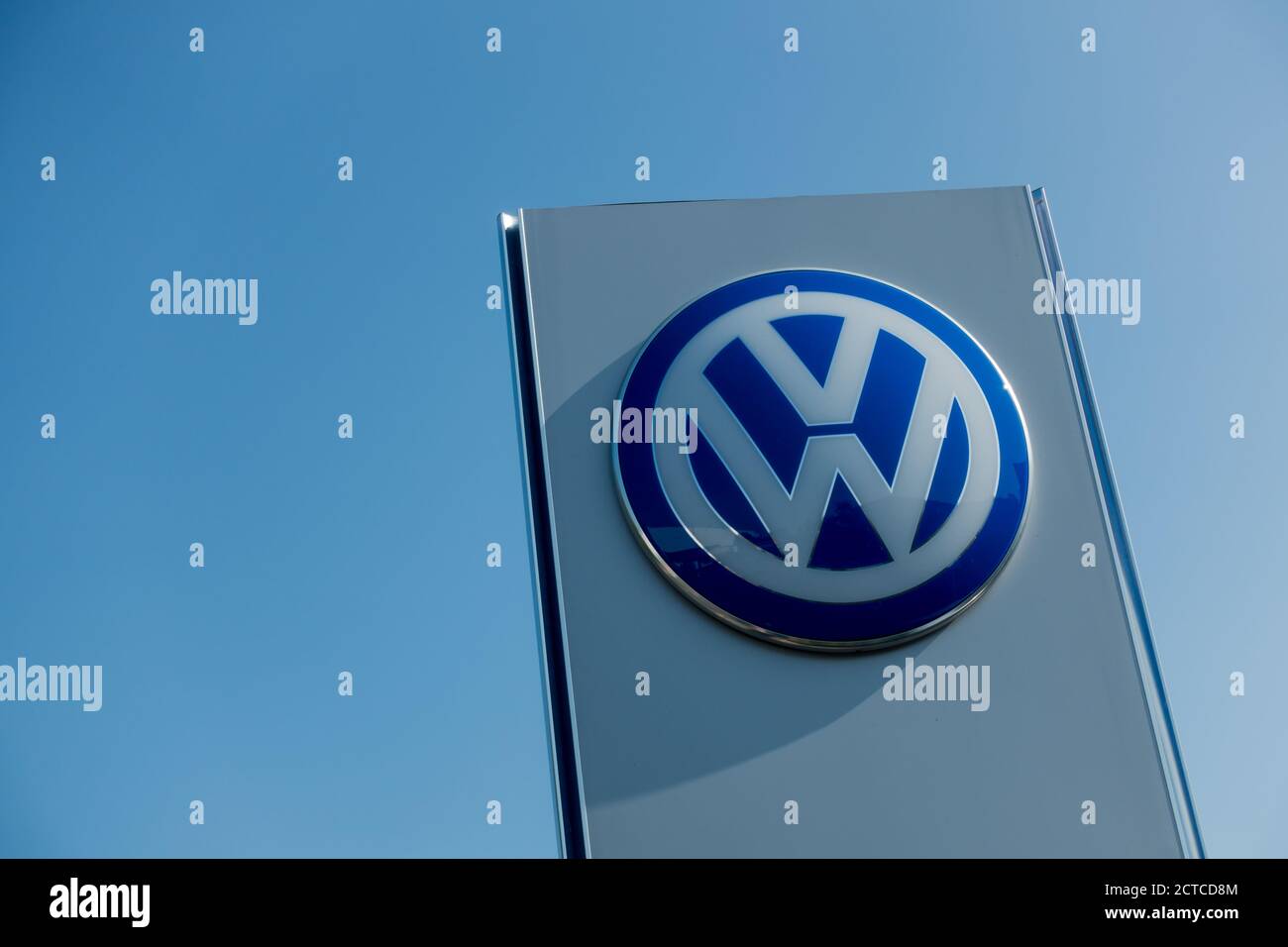 Volkswagen logo Stock Photo
