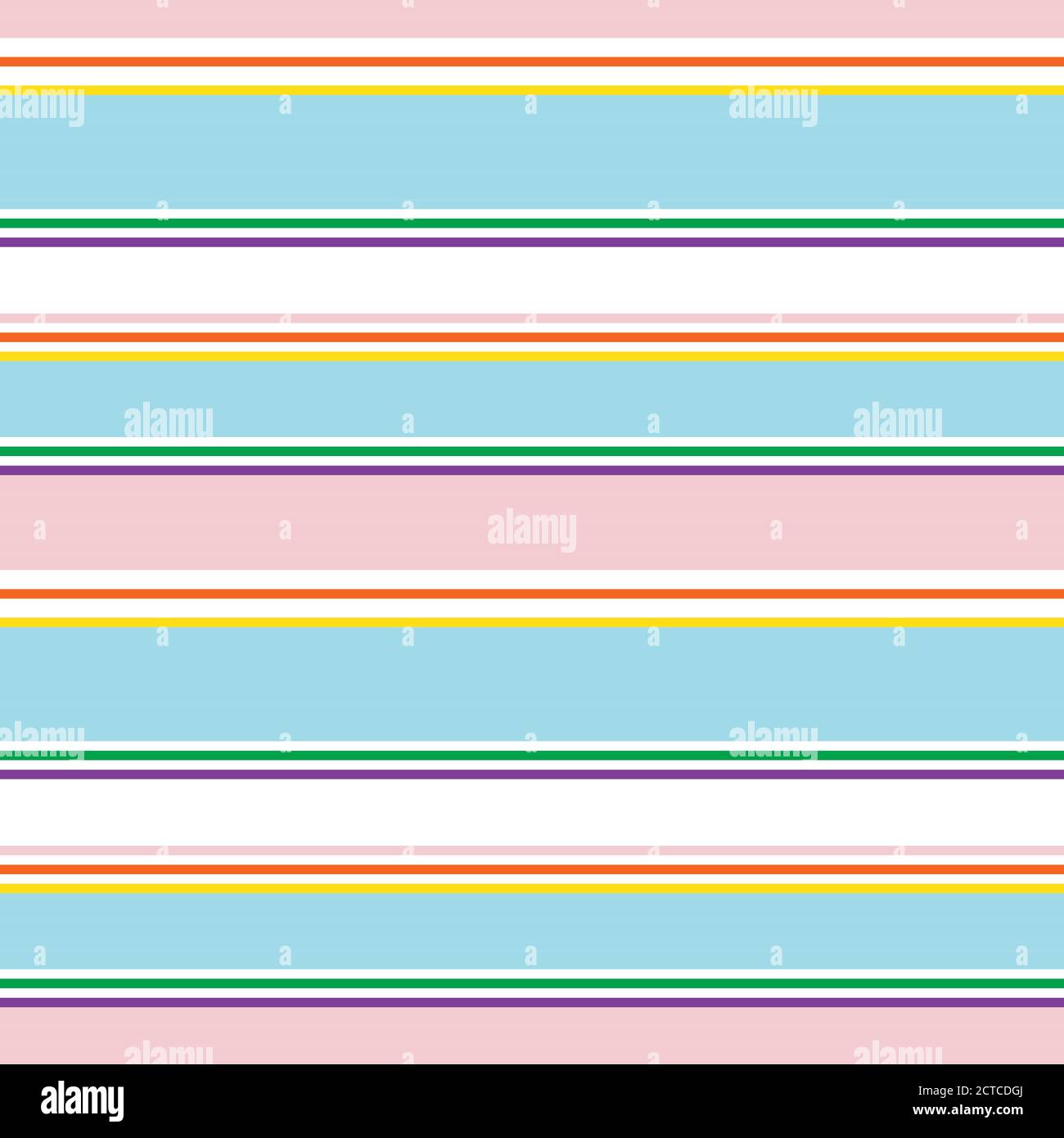 Rainbow Horizontal striped seamless pattern background suitable for ...
