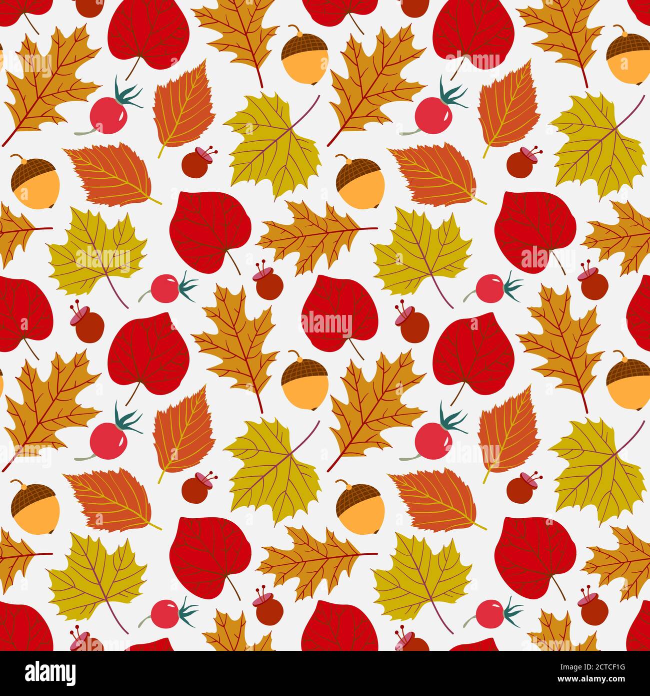 seamless pattern leaves . Vector illustration background Stock Vector ...