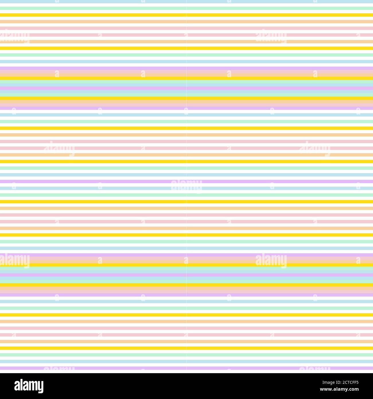 Rainbow Horizontal striped seamless pattern background suitable for ...