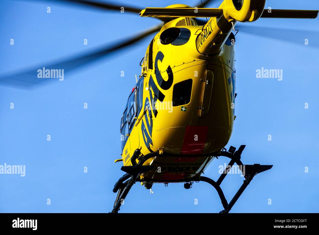 ADAC Germany Air Rescue H135 Helicopter Stock Photo