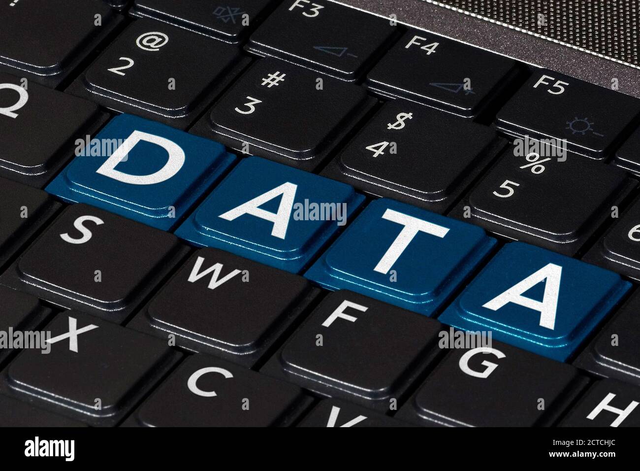 Data engineering concept image. Computer keyboard with the letters DATA closeup view Stock Photo