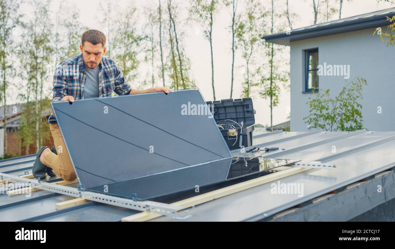 Installing reflective tree hi-res stock photography and images - Alamy
