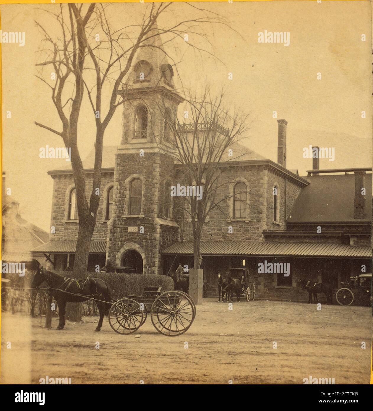Railroad Station., Railroad stations, Massachusetts, Taunton (Mass