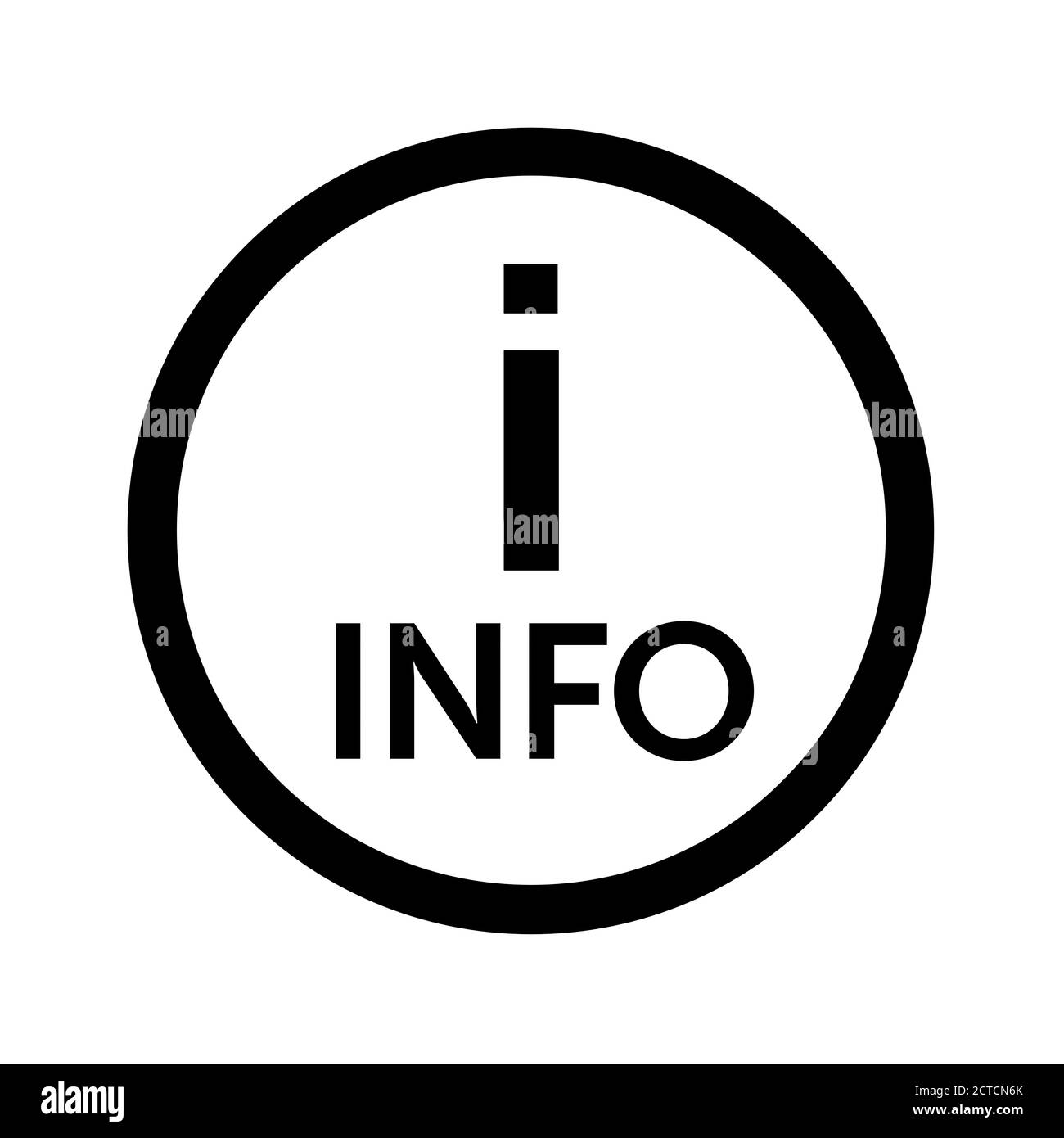 Information sign icon Stock Photo
