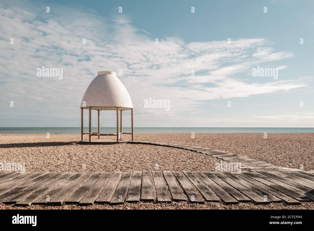 Folkestone beach boardwalk hi-res stock photography and images - Alamy