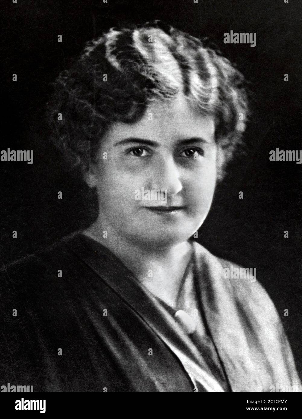 Maria Montessori. Portrait of the Italian educator and physician, Maria Tecla Artemisia Montessori (1870-1952) Stock Photo