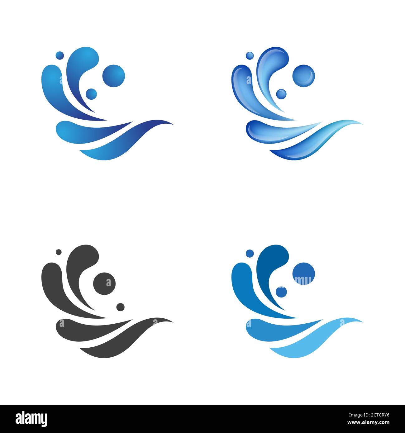 water splash icon vector illustration design template Stock Vector ...
