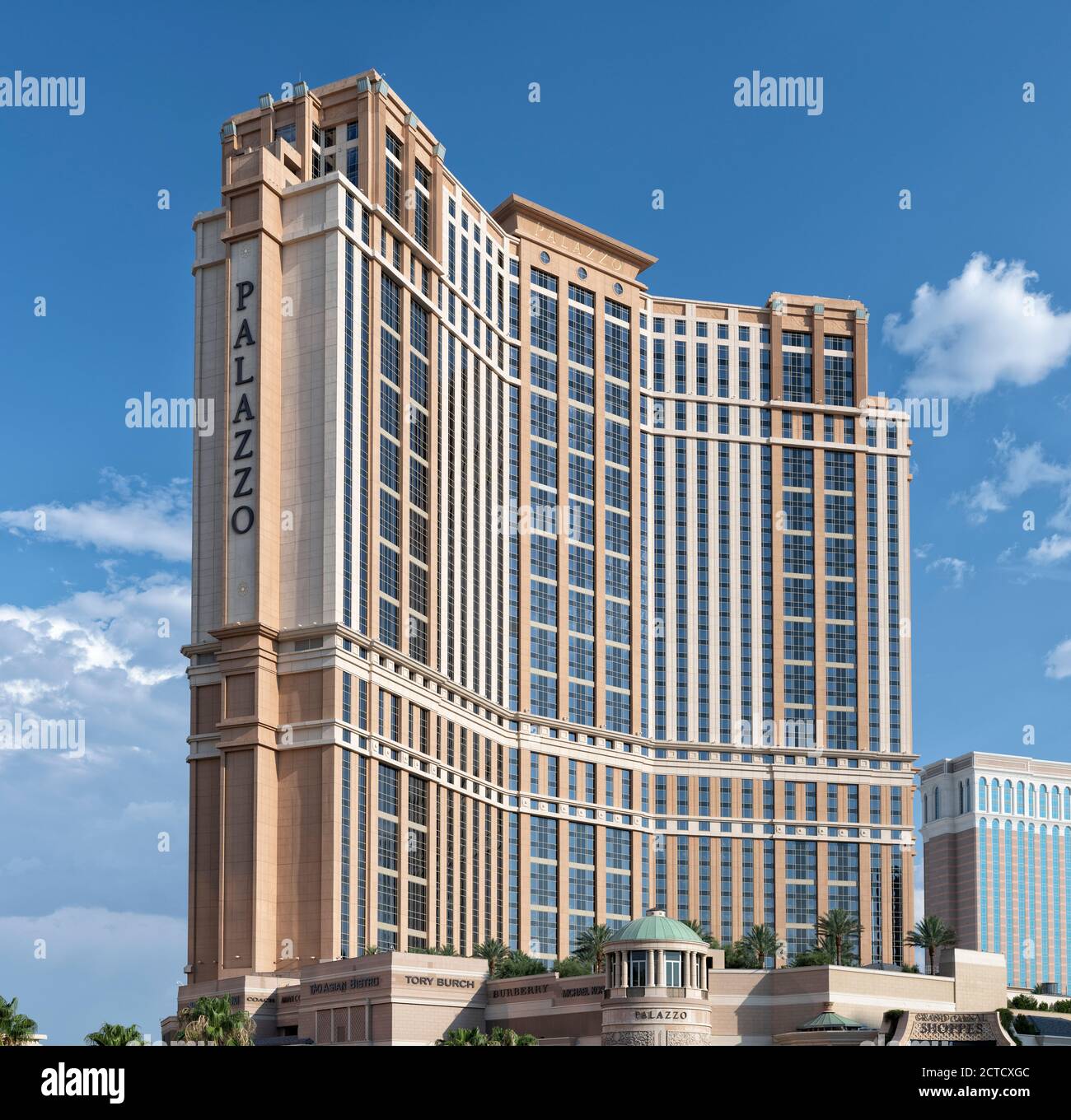 Exterior view of the Hotel Palazzo, Las Vegas, Nevada, USA. Stock Photo