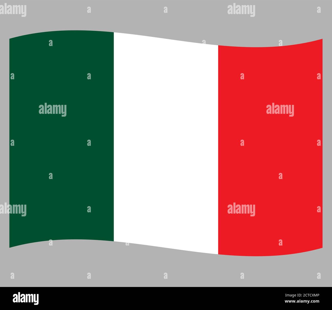 Italian flag canvas wave pattern background poster Stock Vector Image