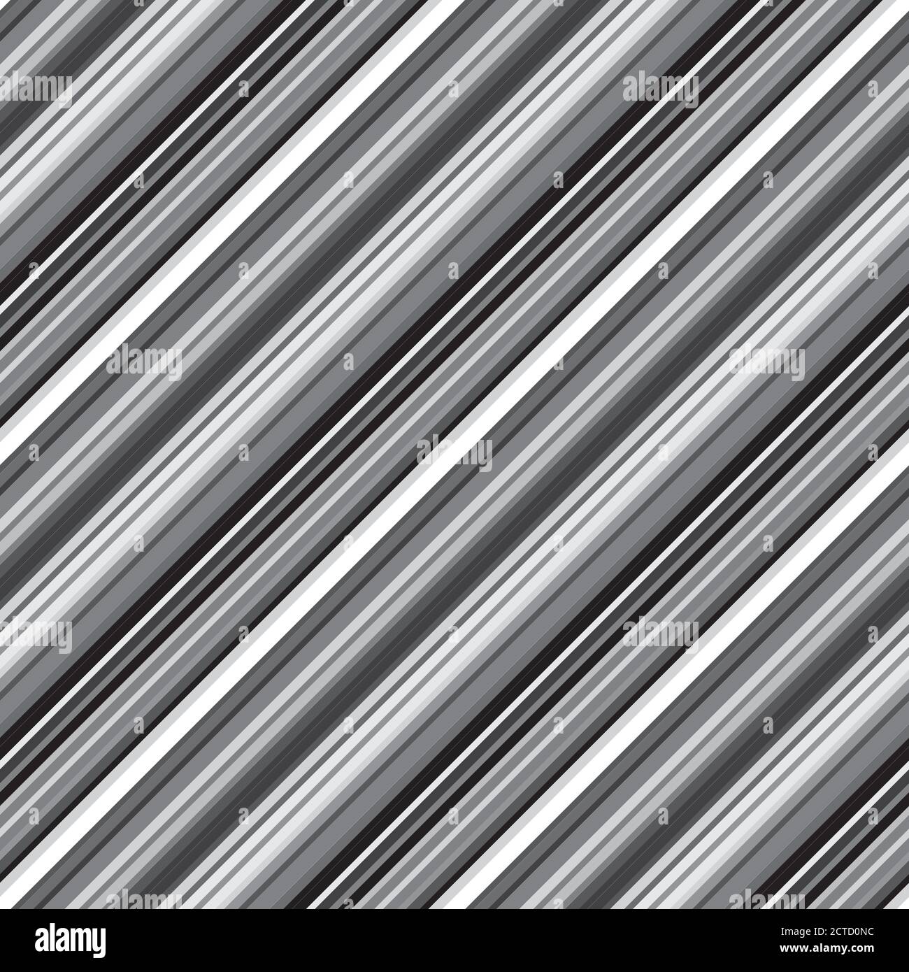 Slanting gray stripes seamless pattern vector. Stock Vector