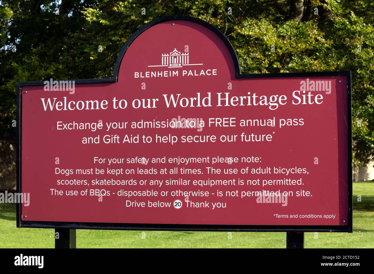 to blenheim sign hires stock photography and images Alamy