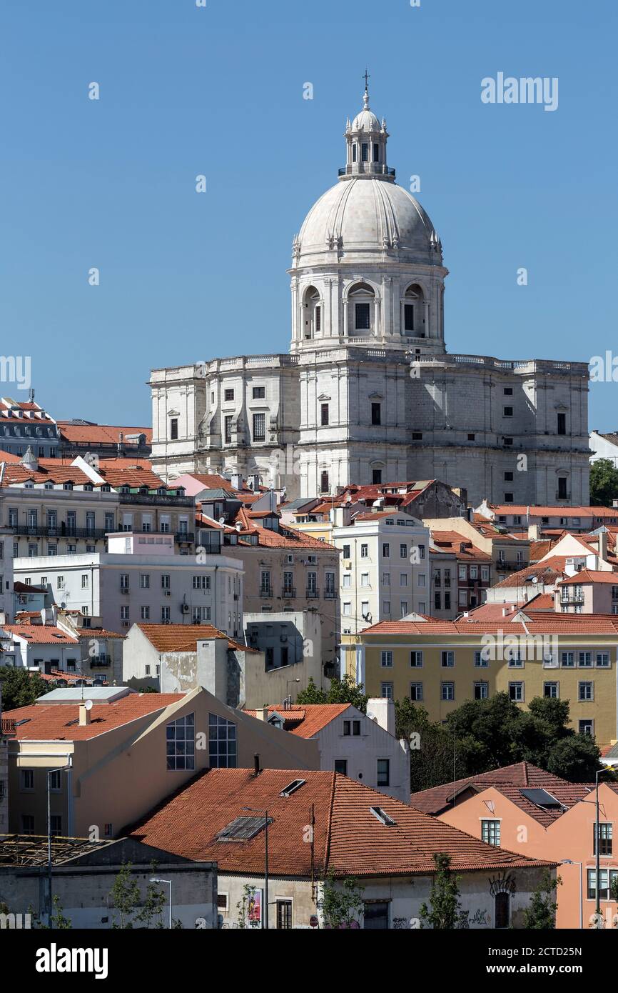 The National Pantheon, Alfama, Lisbon, Portugal. Stock Photo