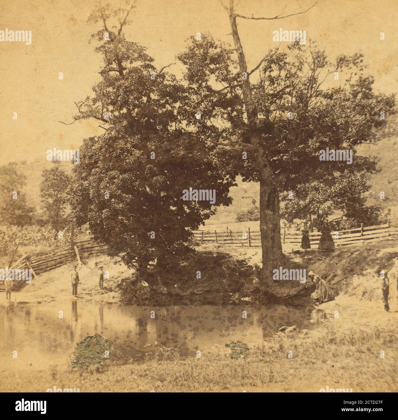 Logan's Spring at Tyrone City, Pa., E. & H.T. Anthony (Firm), Pennsylvania Railroad